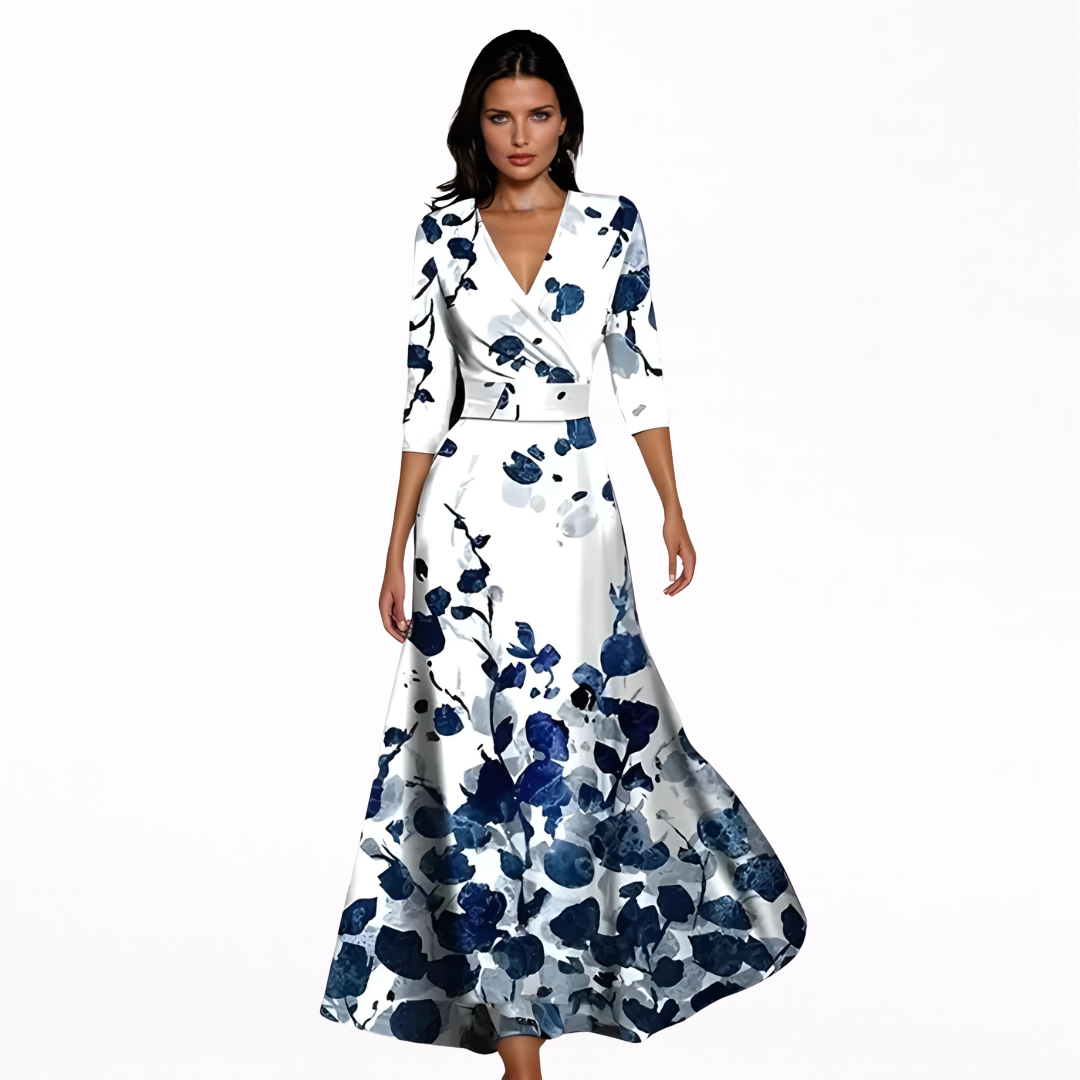 Emilia | Maxi Robe Florale Élégante