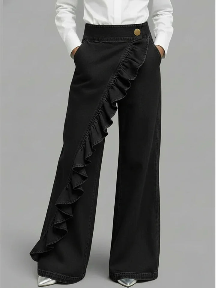 Linda | Pantalons en denim larges et confortables