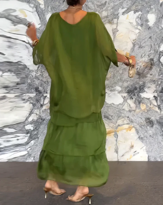 Lara | Robe Maxi Élégante Fluide
