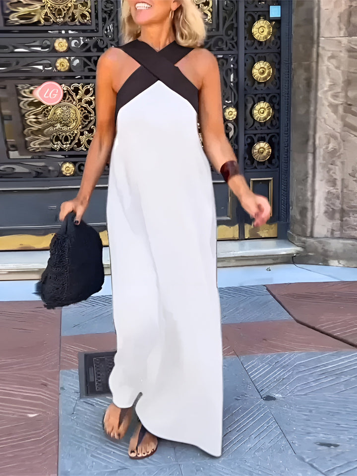 Delphine | Robe à Découpe Croisée